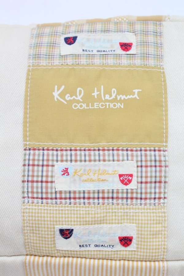 画像6: Karl Helmut / ワッペン使いポーチ  アイボリー T-25-06-28-013-EL-ZA-OW-ZT-K015 (6)