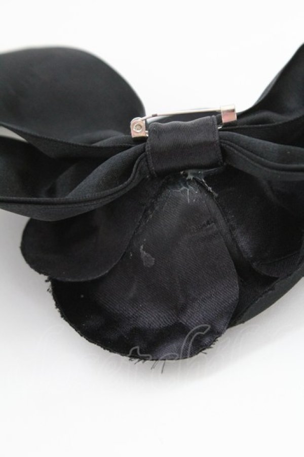 画像3: INGEBORG / カメリアリボンコサージュ  クロ T-25-06-28-016-LO-AC-OW-ZT432-F004 (3)