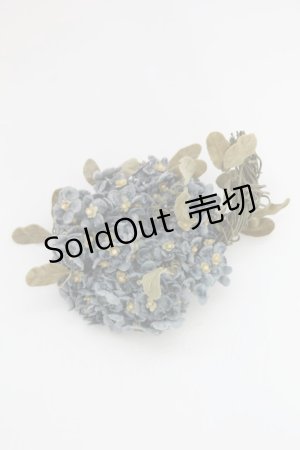 画像: KANEKO ISAO / あじさいコサージュ  アオ T-25-06-28-027-EL-AC-OW-ZTK015