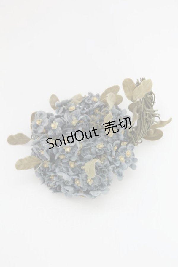 画像1: KANEKO ISAO / あじさいコサージュ  アオ T-25-06-28-027-EL-AC-OW-ZTK015 (1)