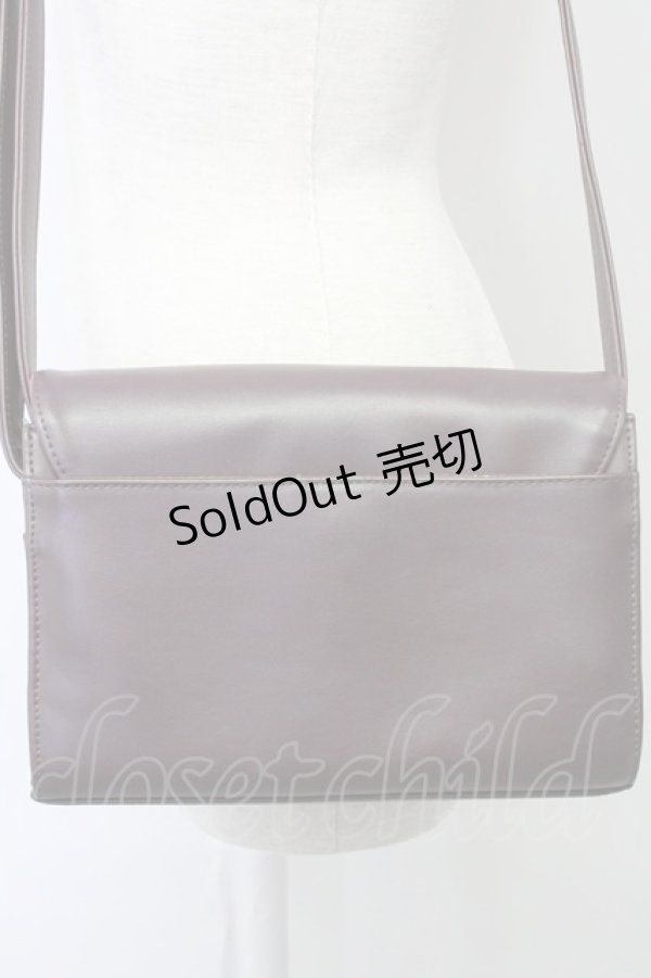 画像3: metamorphose / エンブレム刺繍ポシェット  ブラウン T-25-06-28-006-ME-BG-IG-ZT171 (3)