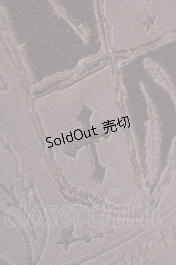 画像9: metamorphose / エンブレム刺繍ポシェット  ブラウン T-25-06-28-006-ME-BG-IG-ZT171 (9)