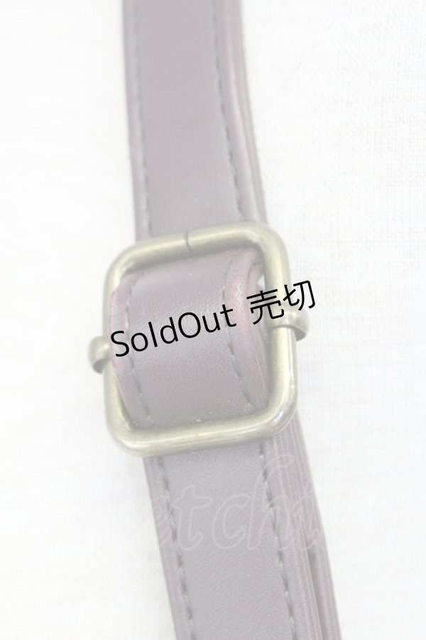 画像16: metamorphose / エンブレム刺繍ポシェット  ブラウン T-25-06-28-006-ME-BG-IG-ZT171 (16)