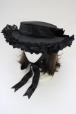 画像1: ALICE and the PIRATES / My Dear Doll ドレスハット  ブラック T-25-06-29-012-PA-AC-IG-ZT (1)