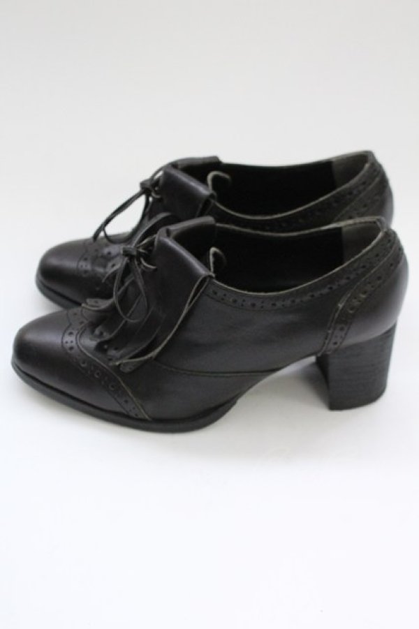 画像2: Jane Marple Dans Le Salon / タッセル付きオックスフォードシューズ S クロ T-25-06-30-034-JM-SH-IG-ZT-K017 (2)