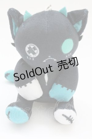 画像: NieR CLOTHING / シエルぬいぐるみキーホルダー  おすわり　ブラック T-25-06-30-018-PU-ZA-IG-ZT168-F006