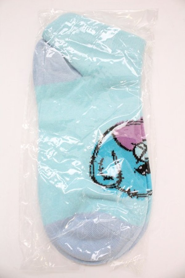 画像1: NieR Clothing / 靴下  ONEくん サックス T-25-06-30-023-PU-ZA-IG-ZT168-F006 (1)