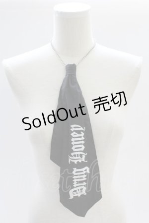 画像: Drug Honey / ネクタイ  ブラック T-25-06-30-025-PU-ZA-OW-ZT