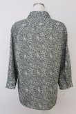 画像2: axes femme / 花柄メンズシャツ M グリーン T-25-07-02-016-AX-BL-SA-ZI (2)