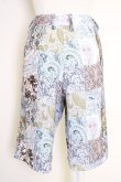 画像2: AXES-X / パッチワーク柄ショートパンツ M ベージュ T-25-07-05-019-LO-PA-SA-ZI (2)
