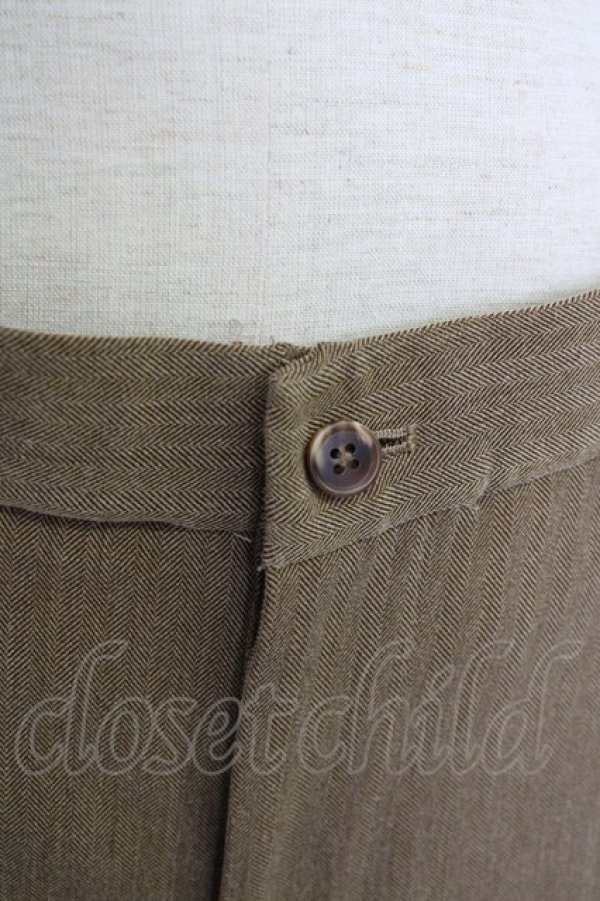 画像4: AXES-X / アンティークヘリンボーンパンツ M キャメル T-25-07-05-022-LO-PA-SA-ZT423 (4)