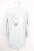 画像2: axes femme / 薔薇刺繍×英字プルオーバー L グレー T-25-07-05-004-AX-TO-SA-ZI (2)