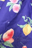 画像5: axes femme / ミックスフルーツ柄スカート M ネイビー T-25-07-05-014-AX-SK-SA-ZI (5)