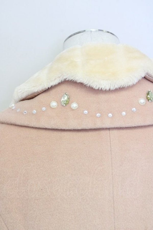 画像3: Secret Honey / ビジューフレアコート  ブラウン T-25-07-08-002-CA-CO-SA-ZT-C066 (3)