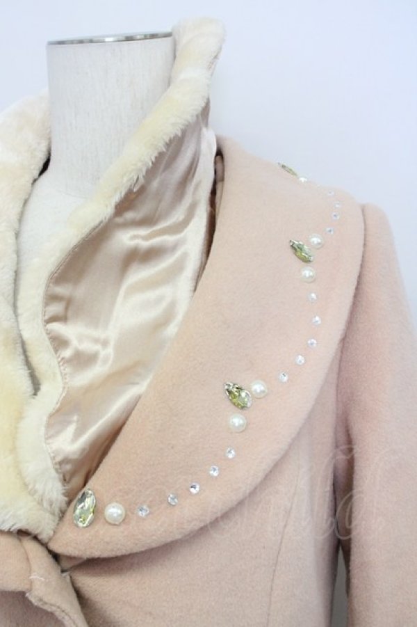 画像6: Secret Honey / ビジューフレアコート  ブラウン T-25-07-08-002-CA-CO-SA-ZT-C066 (6)