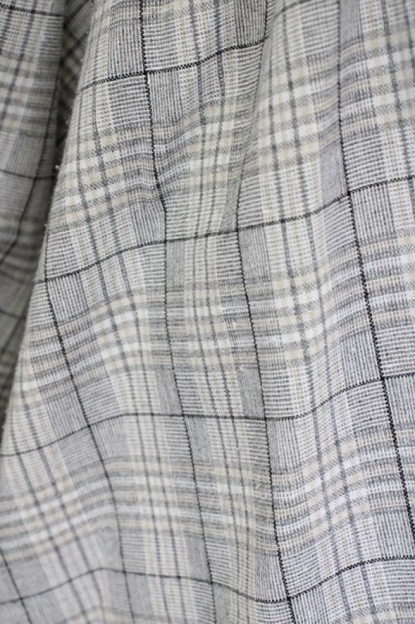 画像4: Honey Cinnamon / チェックフリルワンピース  グレーＸ白 T-25-07-08-021-LO-OP-SA-ZT350 (4)