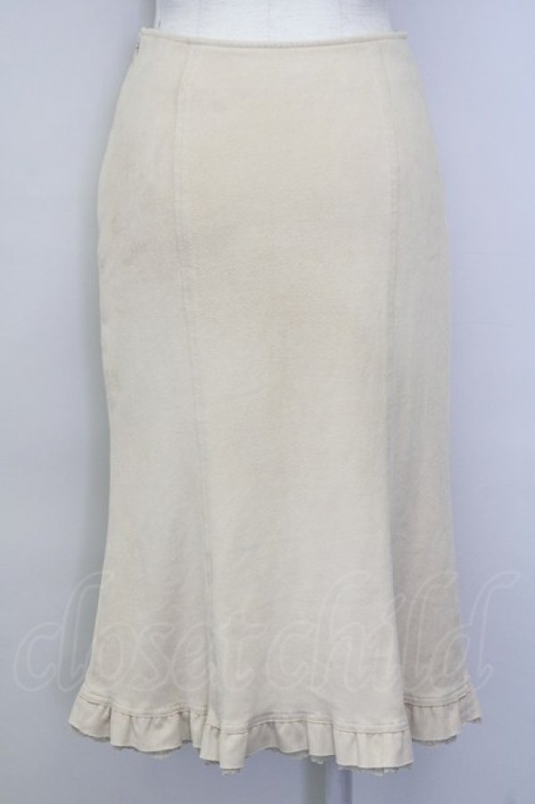 画像2: KETTY / 裾フリルスカート  ブラウン T-25-07-08-030-EL-SK-SA-ZT242 (2)