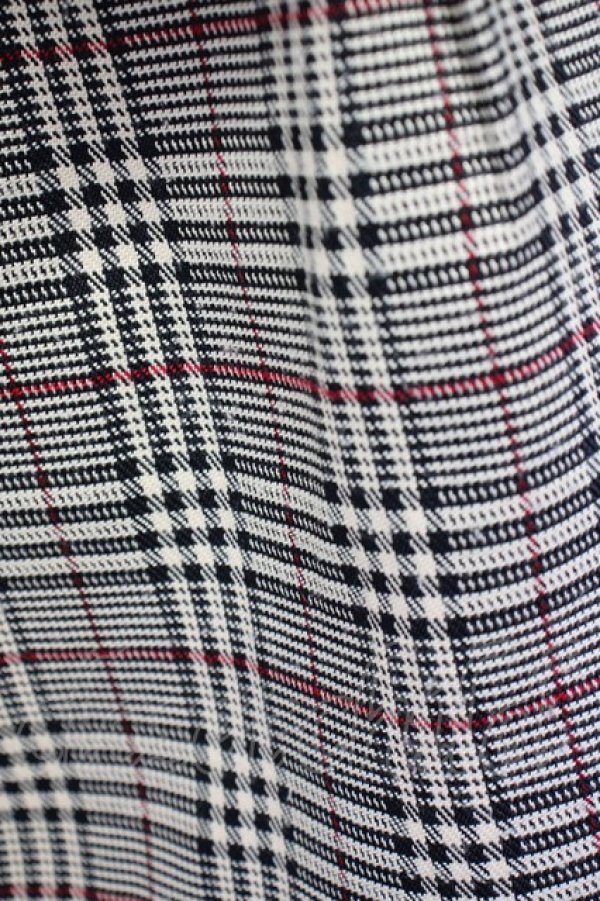 画像5: evelyn / タータンチェックトップス&ショートパンツセットアップ  ブラウンチェック T-25-07-08-034-LO-OP-SA-ZT242 (5)