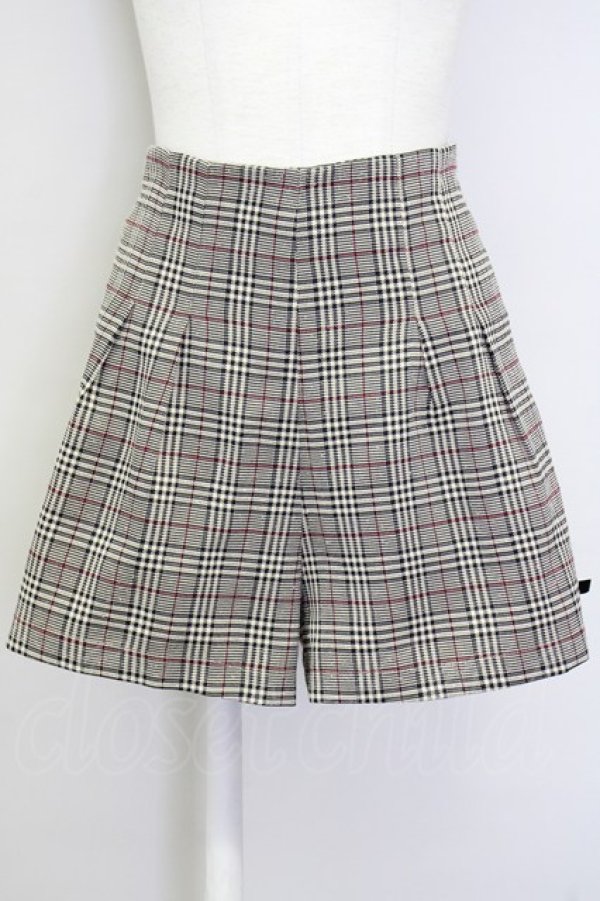 画像8: evelyn / タータンチェックトップス&ショートパンツセットアップ  ブラウンチェック T-25-07-08-034-LO-OP-SA-ZT242 (8)