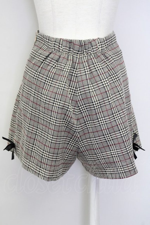 画像9: evelyn / タータンチェックトップス&ショートパンツセットアップ  ブラウンチェック T-25-07-08-034-LO-OP-SA-ZT242 (9)