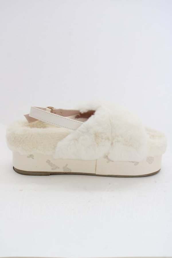 画像5: LIZ LISA / ファーサンダル M 白 T-25-07-08-036-LO-SH-SA-ZT286 (5)