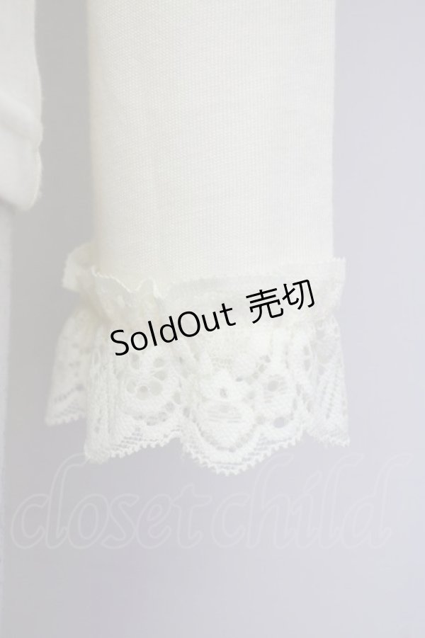 画像3: axes femme / パールレースインナーカットソー M 生成り T-25-07-08-005-AX-TO-SA-ZT429 (3)