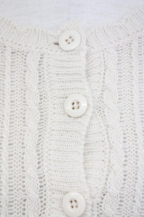 画像3: LIZ LISA / ニットカーディガン  アイボリー T-25-07-08-007-LO-TO-SA-ZT429 (3)