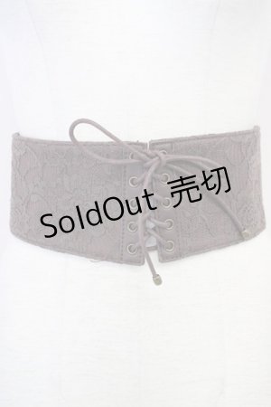 画像: axes femme / レースコルセットベルト  ブラウン T-25-07-10-027-AX-ZA-SA-ZI