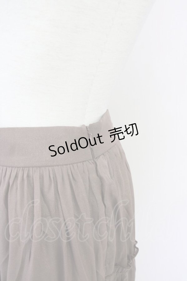 画像3: axes femme NOSTALGIE / ランダムティアードスカート  ブラウン T-25-07-10-013-AX-SK-SA-ZI (3)