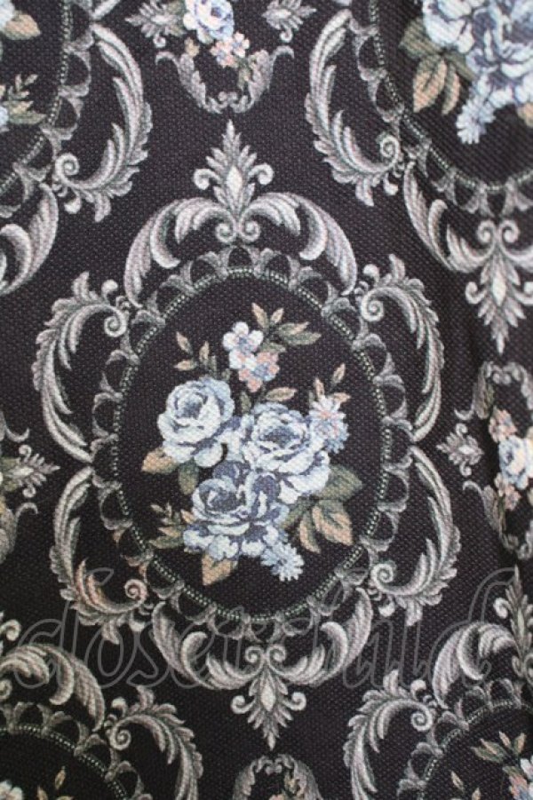 画像5: axes femme POETIQUE / リボンビットイレヘムスカート  黒Ｘ青Ｘ白 T-25-07-10-014-AX-SK-SA-ZI (5)