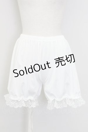 画像: m petit by misako / ECAM3ブスソフリルドロワーズ M-L シロ T-25-07-12-001-LO-PA-IG-ZT
