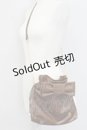 画像: m petit by misako / NINA'S バッグ  ブラウン T-25-07-12-020-LO-BG-IG-ZTK024