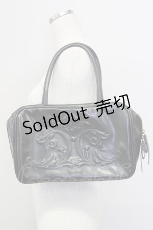 画像: axes femme / モチーフキルトデザイントートバッグ 330×220×105mm クロ T-25-07-12-023-AX-BG-IG-ZT