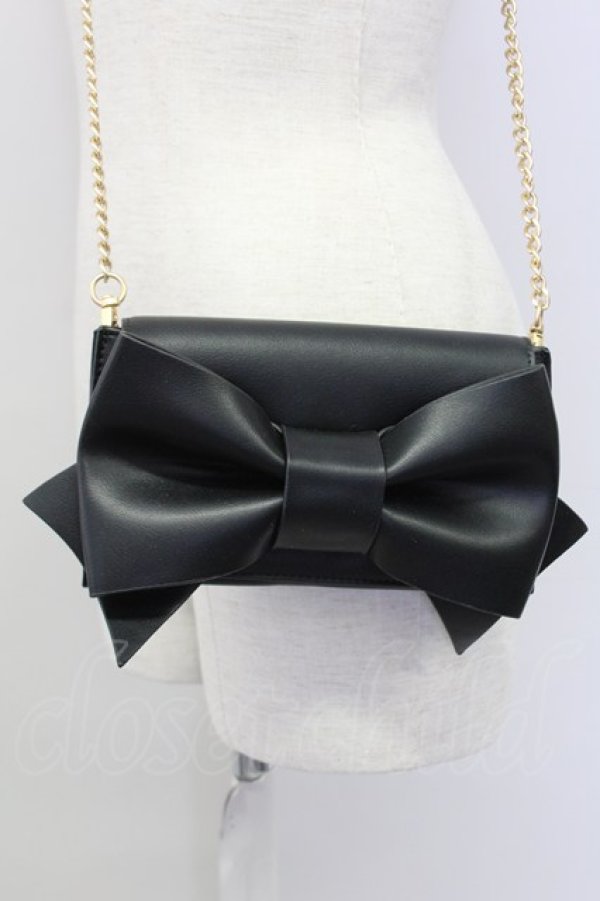 画像2: m petit by misako / AMリボンフラップSLD  クロ T-25-07-12-024-LO-ZA-IG-ZT-K024 (2)