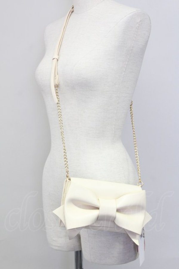 画像1: m petit by misako / AMリボンフラップSLD  アイボリー T-25-07-12-026-LO-ZA-IG-ZT-K024 (1)