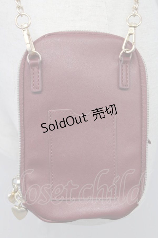 画像4: m petit by misako / AMリボンショルダーバッグ  ワイン T-25-07-12-028-LO-BG-IG-ZTK024 (4)