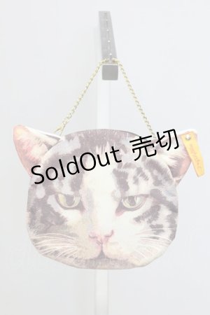 画像: あちゃちゅむ / ムチャチャ←→あちゃちゅむ 2012 Spring＆Summer 黒猫ミニバッグ【単品】 200*200mm アイボリー×黒猫 T-25-07-12-029-PU-BG-IG-ZT