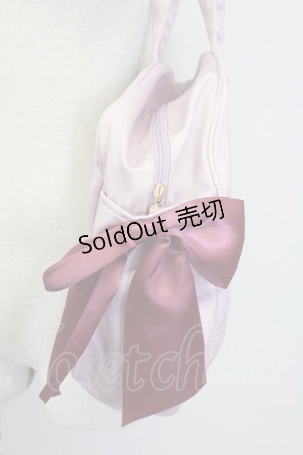 画像3: Maison de FLEUR / ボストントラベルキャリーオンMバッグ  ラベンダー T-25-07-12-009-LO-BG-OW-ZT-K024 (3)