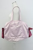 画像4: Maison de FLEUR / ボストントラベルキャリーオンMバッグ  ラベンダー T-25-07-12-009-LO-BG-OW-ZT-K024 (4)