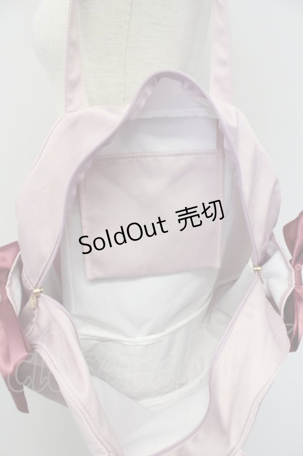 画像6: Maison de FLEUR / ボストントラベルキャリーオンMバッグ  ラベンダー T-25-07-12-009-LO-BG-OW-ZT-K024 (6)