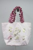 画像1: Maison de FLEUR / ミニー/リボンフリルトートバッグ   ピンク T-25-07-12-010-LO-BG-OW-ZT-K024 (1)