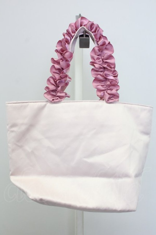 画像3: Maison de FLEUR / ミニー/リボンフリルトートバッグ   ピンク T-25-07-12-010-LO-BG-OW-ZT-K024 (3)