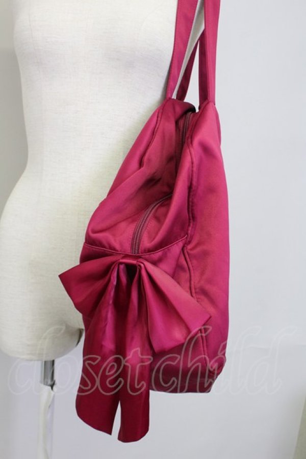 画像3: Maison de FLEUR / ボストンキャリーオンバッグ  ワイン T-25-07-12-013-LO-BG-OW-ZT-K024 (3)