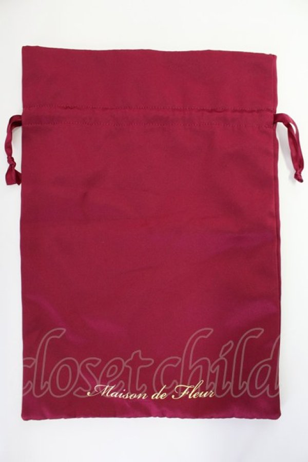 画像9: Maison de FLEUR / ボストンキャリーオンバッグ  ワイン T-25-07-12-013-LO-BG-OW-ZT-K024 (9)