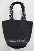 画像2: Maison de FLEUR / ディズニーストアコラボトートバッグ  クロ T-25-07-12-015-LO-BG-OW-ZT-K024 (2)