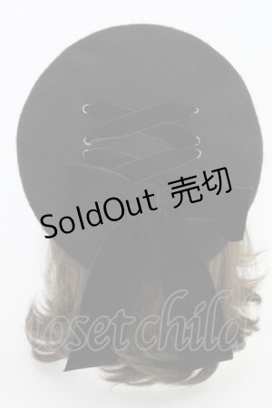 画像: m petit by misako / AMクロミリボンベレー 57.5ｃｍ クロ T-25-07-14-026-LO-AC-OW-ZT