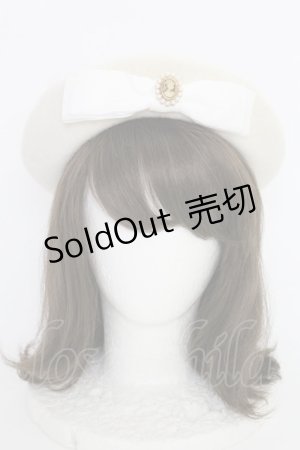 画像: m petit by misako / AMモチーフリボンベレー  オフ T-25-07-14-029-LO-AC-OW-ZT-K016
