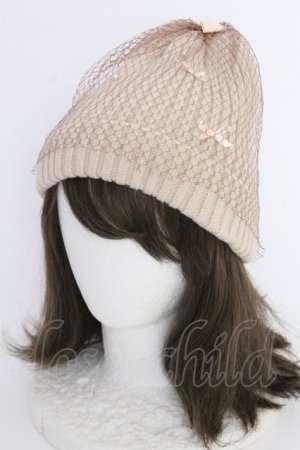 画像: axes femme / チュール×リボンワッチ 56-58cm ベージュ T-25-07-14-033-AX-AC-YM-ZT