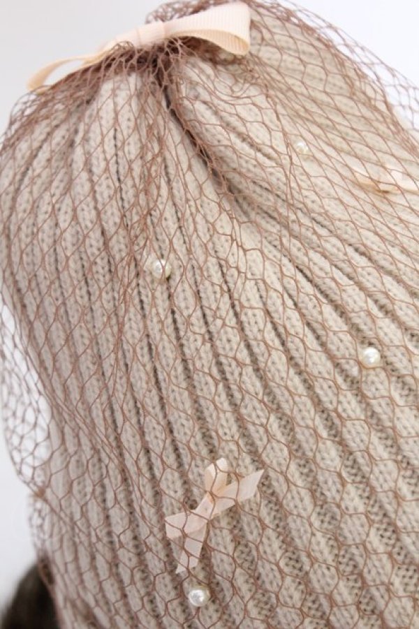 画像4: axes femme / チュール×リボンワッチ 56-58cm ベージュ T-25-07-14-033-AX-AC-YM-ZT-K016 (4)