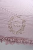 画像4: Maison de FLEUR / 遮光&UV　CUT　フリル折りたたみ傘  ピンク T-25-07-14-036-LO-ZA-OW-ZT (4)